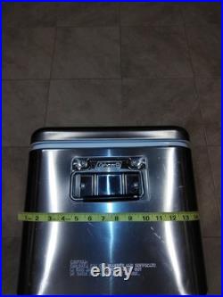 COLEMAN 54 Quart STAINLESS STEEL COOLER ICE CHEST Camping Fishing