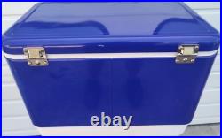 COLEMAN MACK 100 Years Steel-Belted COOLER 6150 6155 Blue 54 Quart 24x16x16Metal