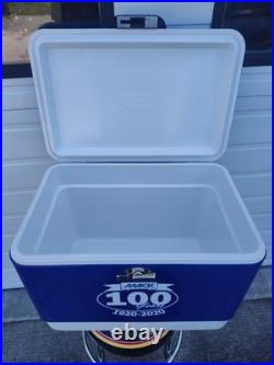 COLEMAN MACK 100 Years Steel-Belted COOLER 6150 6155 Blue 54 Quart 24x16x16Metal