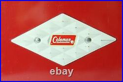 COLEMAN Red Cooler Diamond Logo Metal Bar Handle Latch Vintage Rare