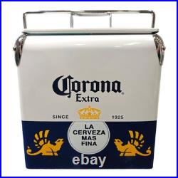 CORONA Classic Metal 14-Quart Ice Chest, Beer & Beverage Storage & Insulation
