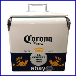 CORONA Classic Metal 14-Quart Ice Chest, Beer & Beverage Storage & Insulation