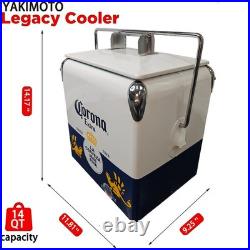CORONA Classic Metal 14-Quart Ice Chest, Beer & Beverage Storage & Insulation