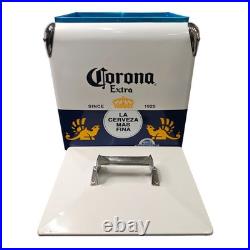 CORONA Classic Metal 14-Quart Ice Chest, Beer & Beverage Storage & Insulation