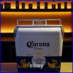 CORONA Classic Metal 14-Quart Ice Chest, Beer & Beverage Storage & Insulation