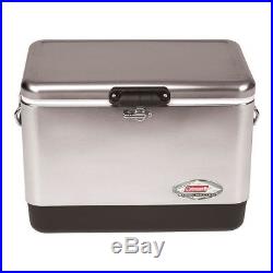 Camping Cooler Camp Coolers Ice Chest Box Stainless Steel Large Best Coleman