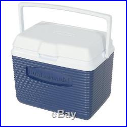 Camping Cooler Wheels Chest Outdoor Cup Holder Box Picnic Ice Hiking Food