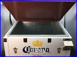 Cantina Corona Metal Beer Ice Chest Cooler withOpener