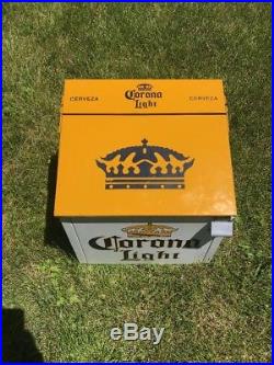 Cerveza Corona Beer Metal Ice Chest Cooler with Bottle Opener