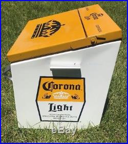 Cerveza Corona Beer Metal Ice Chest Cooler with Bottle Opener