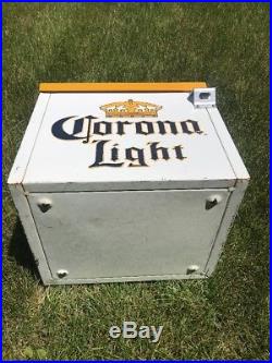 Cerveza Corona Beer Metal Ice Chest Cooler with Bottle Opener