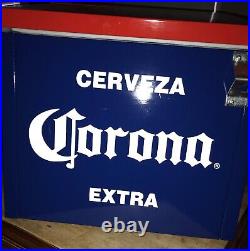 Cerveza, Corona Extra metal cooler