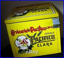 Cerveza Pacifico Clara Beer Insulated Ice Chest Cooler W Bottle Opener Metal