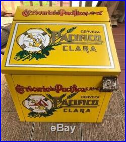 Cerveza Pacifico Clara Beer Insulated Ice Chest Cooler galvanized liner Metal