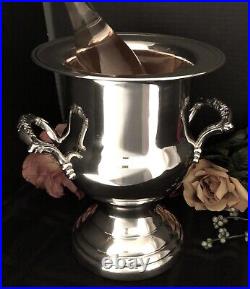 Champagne Bucket Oneida Ice Bucket Wine Cooler Silver Plate Vintage Silver Urn