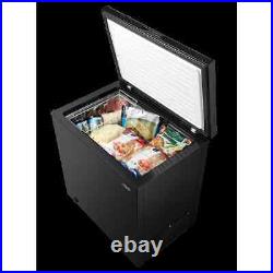 Chest Deep Freezer 7 Cu Ft Frozen Food Storage Ice Fridge With Basket, Black NEW