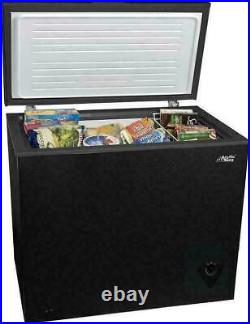 Chest Deep Freezer 7 Cu Ft Frozen Food Storage Ice Fridge With Basket, Black New