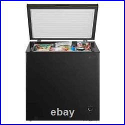 Chest Deep Freezer 7 Cu Ft Frozen Food Storage Ice Fridge With Basket, Black New