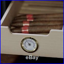 Cigar Humidor, Cigar Cooler, Spanish Cedar, Stainless Steel