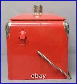 Coca-Cola 2001 Metal Ice Box/Cooler with Bottle Opener