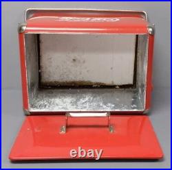 Coca-Cola 2001 Metal Ice Box/Cooler with Bottle Opener