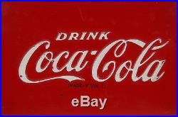 Coca Cola Airline Drink Cooler Coke Metal Chest Red Icebox Bottle Opener