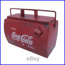 Coca Cola Coke Drinks Cooler Metal Retro vintage classic Look Man Cave Camper