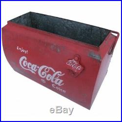 Coca Cola Coke Drinks Cooler Metal Retro vintage classic Look Man Cave Camper