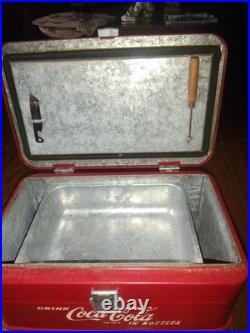 Coca Cola Cooler Vintage Metal Coke Rare Coca Cola Cooler Vintage Metal Coke Rare