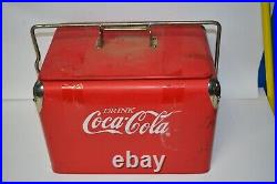 Coca Cola Gearbox 2001 Ice Chest Cooler Vintage Red Bottle Opener Metal