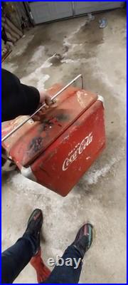 Coca Cola Ice Box Vintage Metal Chest Coca Cola Ice Box Vintage Metal Chest