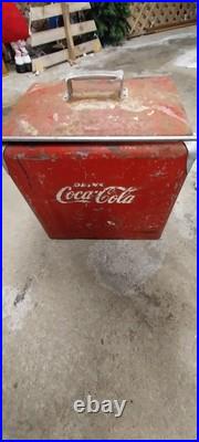 Coca Cola Ice Box Vintage Metal Chest Coca Cola Ice Box Vintage Metal Chest