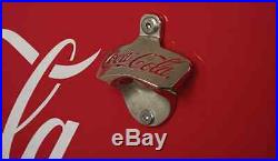 Coca Cola Metal Cooler Ice Chest, 80-qt Vintage Retro Style, Rolling