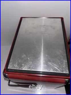Coca-Cola Red Metal Ice Chest