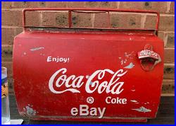 Coke Drinks Cooler COCA COLA Metal VW Campervan Advertising vintage classic CAR