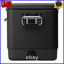 Coleman 54 Qt Steel Belted Cooler Stainless Ice Chest Bottle Opener New