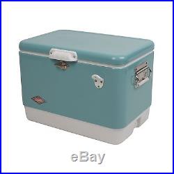 Coleman 54-Quart Steel-Belted Cooler Turquoise Free Shipping