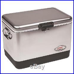 Coleman 54qt Stainless Steel Belted Cooler