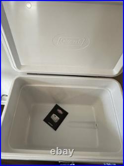 Coleman 60th Anniversary Diamond Steel Belt Cooler 54QT Turquoise New Box NOS