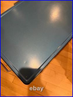 Coleman Cooler Blue Original Vintage 1976 Retro Camping Ice Chest Steel Handles