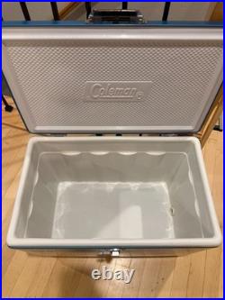 Coleman Cooler Blue Original Vintage 1976 Retro Camping Ice Chest Steel Handles
