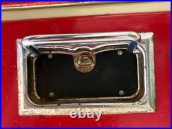Coleman Cooler Metal Ice Chest 22.5x15.5x13.5 Vintage 1976 Red