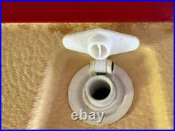 Coleman Cooler Metal Ice Chest 22.5x15.5x13.5 Vintage 1976 Red