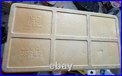 Coleman Cooler Metal Ice Chest 22.5x15.5x13.5 Vintage 1976 Red