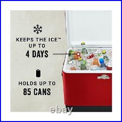 Coleman Cooler Steel-Belted Cooler Keeps Ice Up to 4 Days 54-Quart Cooler