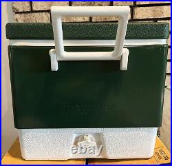 Coleman GREEN Steel-Belted 42 Quart Cooler 5227-700 in BOX Made USA in 1981 vtg