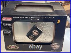 Coleman Lantern Co 50th Anniversary Stainless Steel Cooler 1954-2004 1 Of 1