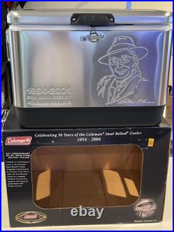 Coleman Lantern Co 50th Anniversary Stainless Steel Cooler 1954-2004 1 Of 1