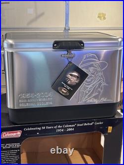 Coleman Lantern Co 50th Anniversary Stainless Steel Cooler 1954-2004 1 Of 1