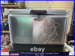 Coleman Lantern Co 50th Anniversary Stainless Steel Cooler 1954-2004 1 Of 1
